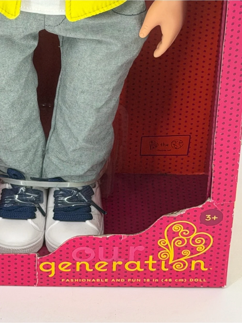 New Our Generation Lee Boy doll 18-inch dark-brown eyes -brown Realistic Hair - Picture 5 of 6